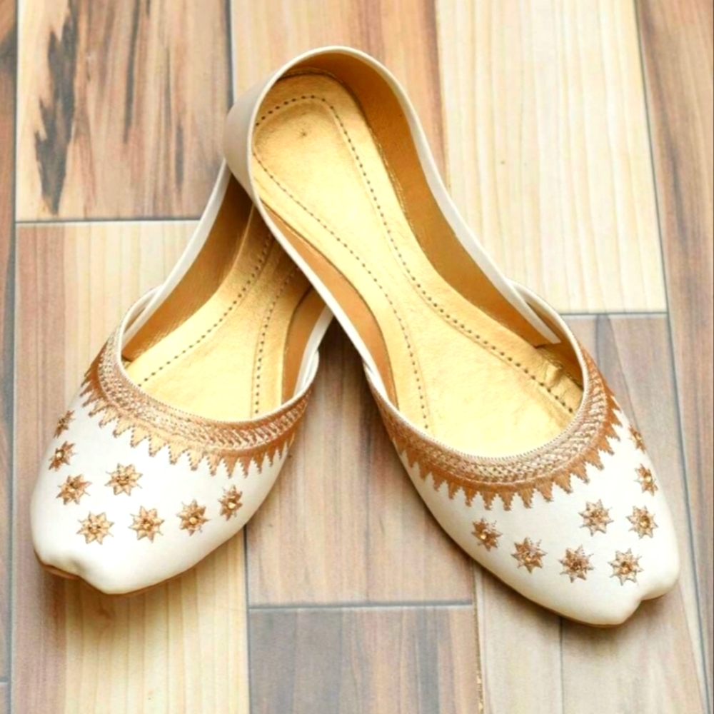 White ivory khussa(shoe)